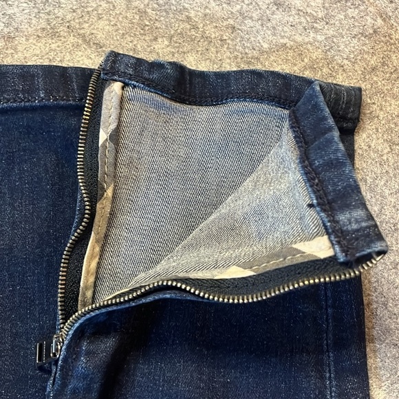 Burberry Brit  Bayswatter Zipper Ankle Jeans 31*29. - Picture 2 of 16
